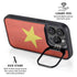 Vietnam Flag Distressed iPhone 15 Pro Max Kickstand Case